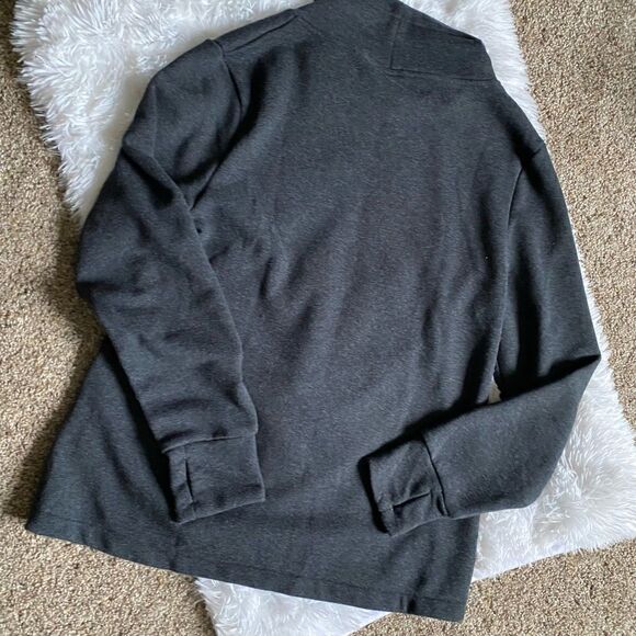 SHAPE Activewear Athletic Long Sleeve Sweatshirt Top Gray Size Large - Picture 7 of 8